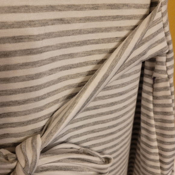 Dress with waist tie 88% polyster 12% spandex - Picture 3 of 3